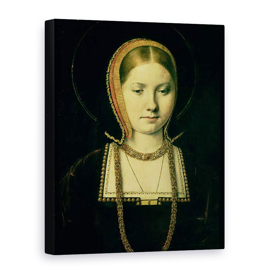 Tablou canvas - Michiel Sittow - Portretul unei femei, posibil Catherine de Aragon 1485-1536, 60 x 80 cm