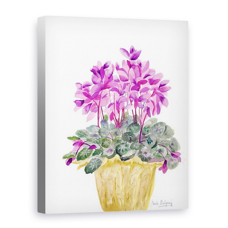 Tablou canvas - Neela Pushparaj - Cyclamen, 60 x 80 cm