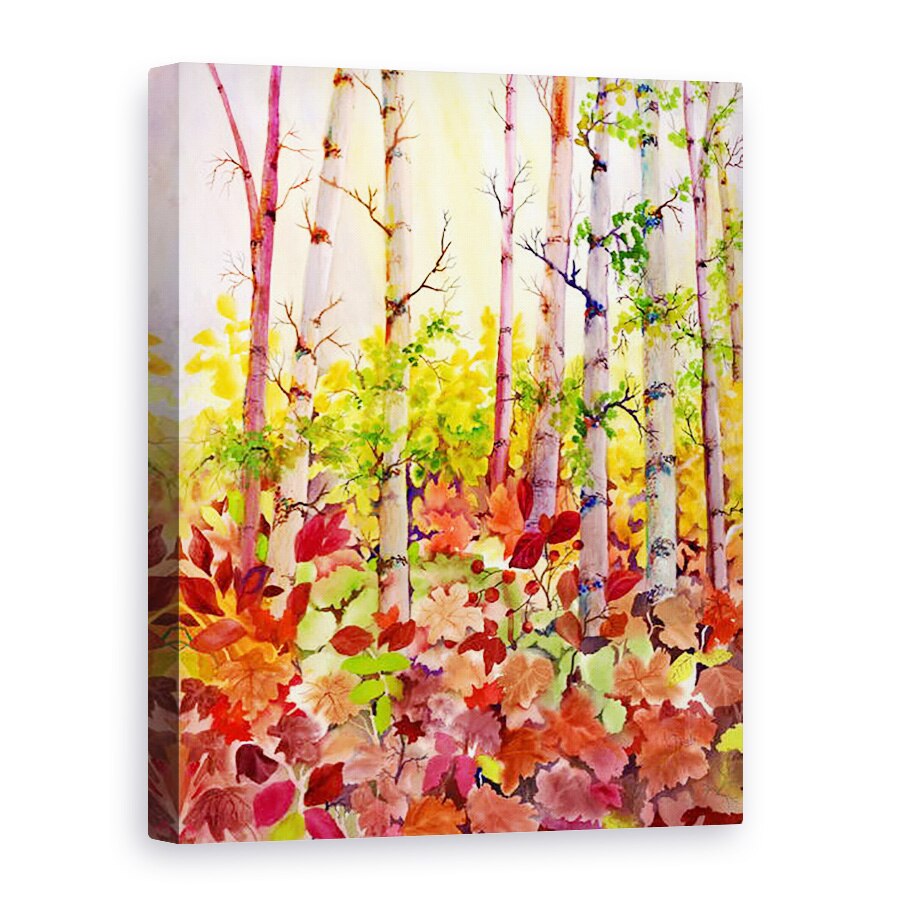 Tablou canvas - Neela Pushparaj - Paduri de toamna, 75 x 100 cm