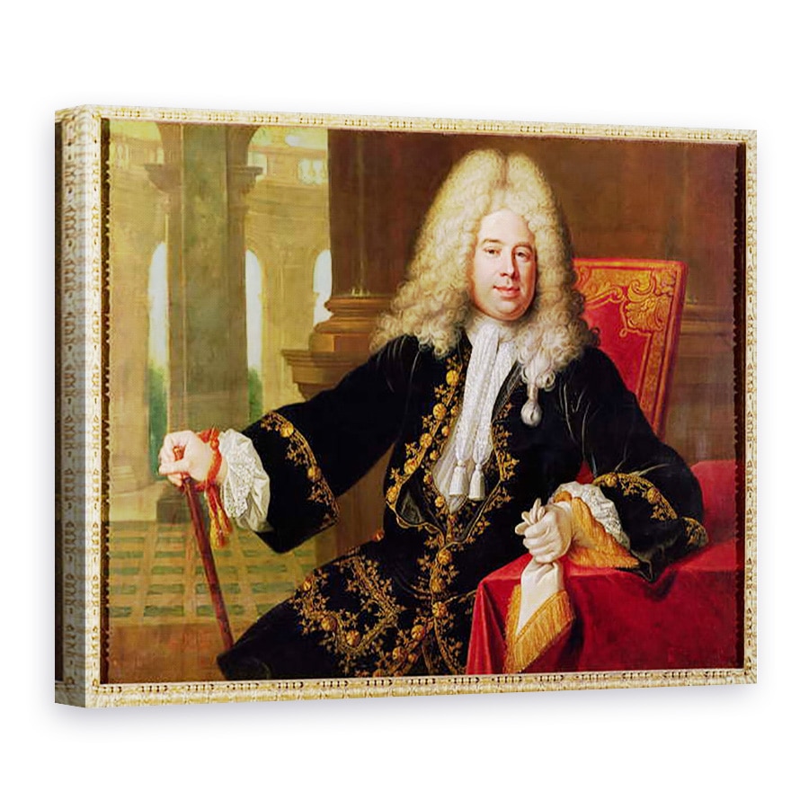 Tablou canvas - Nicolas de Largilliere - Portretul Magistratului, 75 x 100 cm