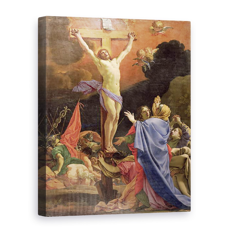 Tablou canvas - Michel Dorigny - Hristos pe cruce, 75 x 100 cm