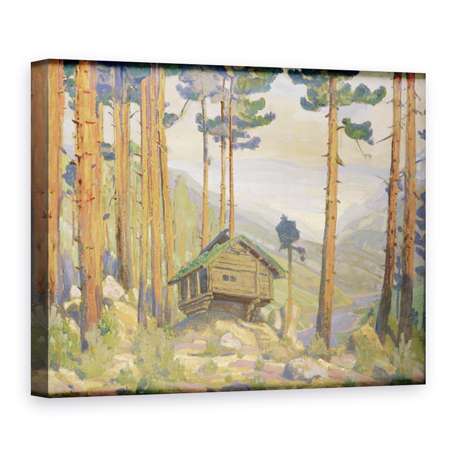 Tablou canvas - Nicholas Roerich - Proiectare scena pentru Peer Gynt, 60 x 80 cm