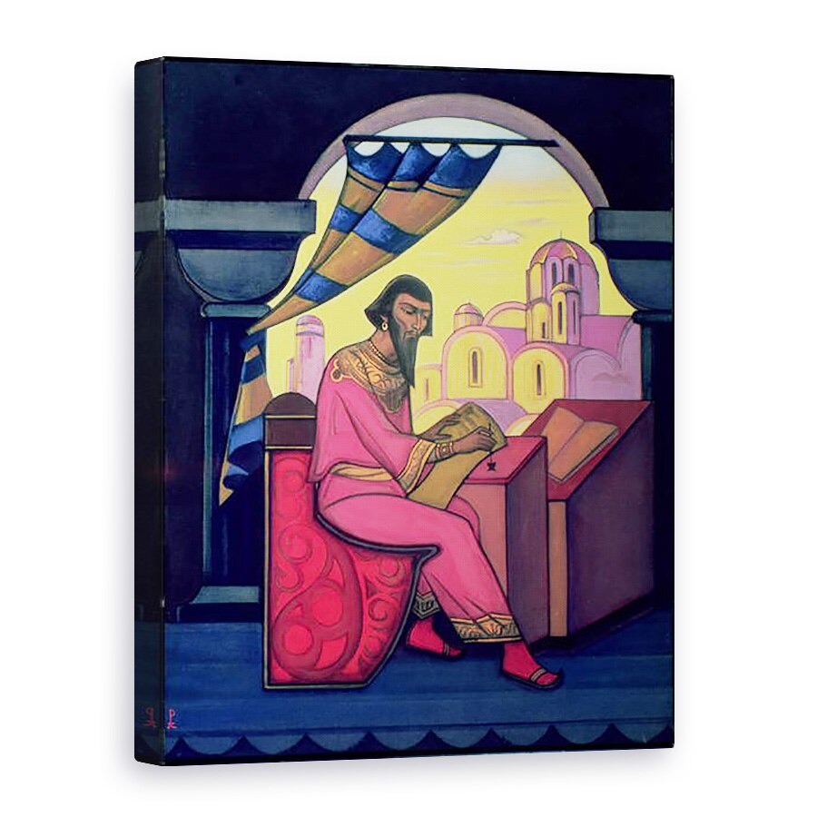 Tablou canvas - Nicholas Roerich - Yaroslav cel intelept c.978-1054, Mare Print de Kiev 1019-54, 60 x 80 cm