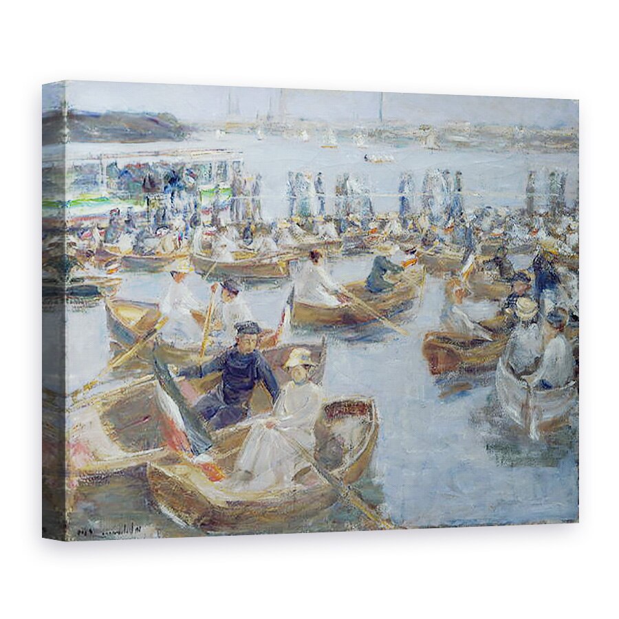 Tablou canvas - Max Liebermann - Seara la Uhlenhorster Fahrhaus, 75 x 100 cm