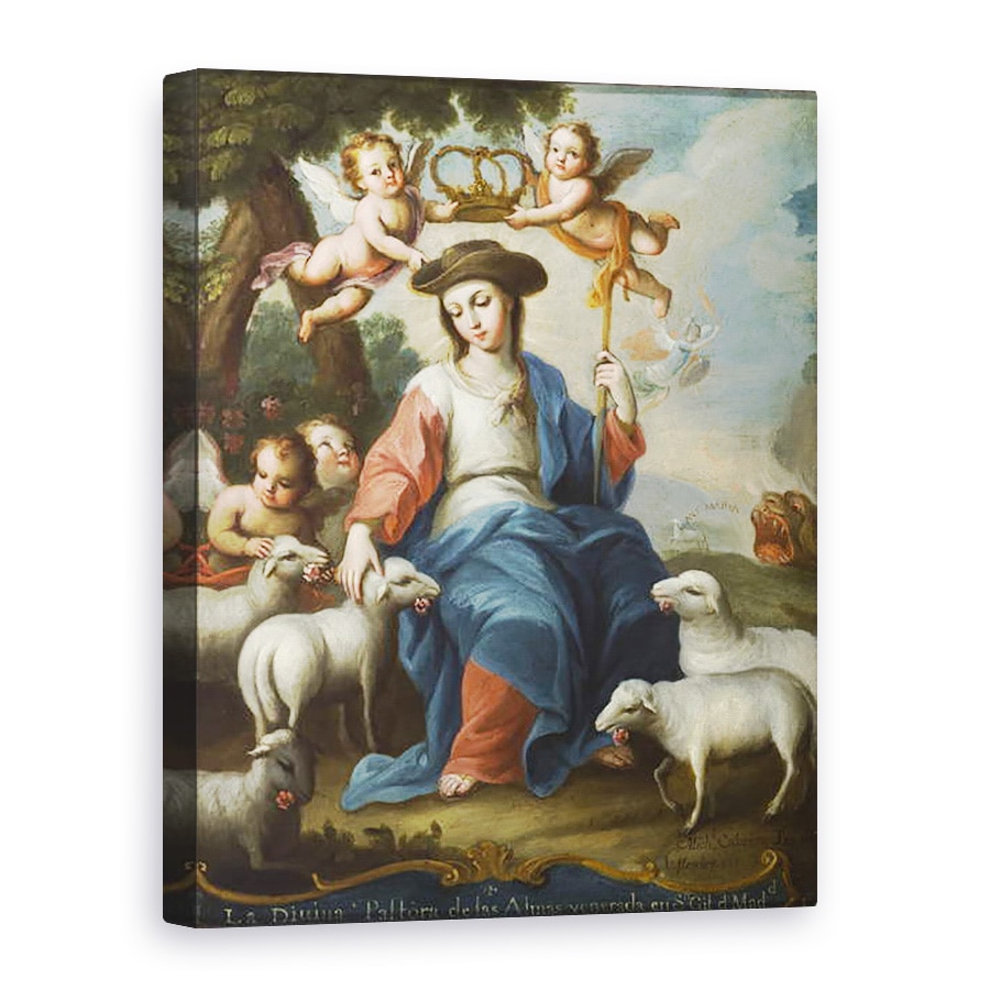 Tablou canvas - Miguel Cabrera - Pastorita Divina La divina pastora, 75 x 100 cm