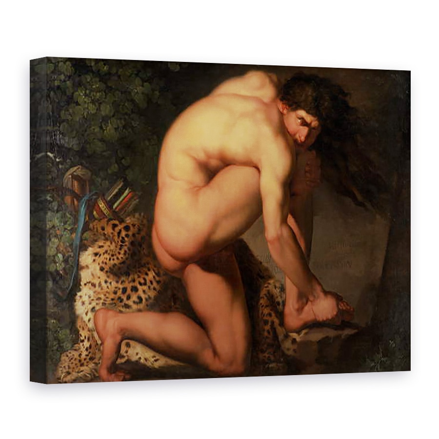 Tablou canvas - Nicolai Abraham Abildgaard - Philoctetes Ranit, 75 x 100 cm
