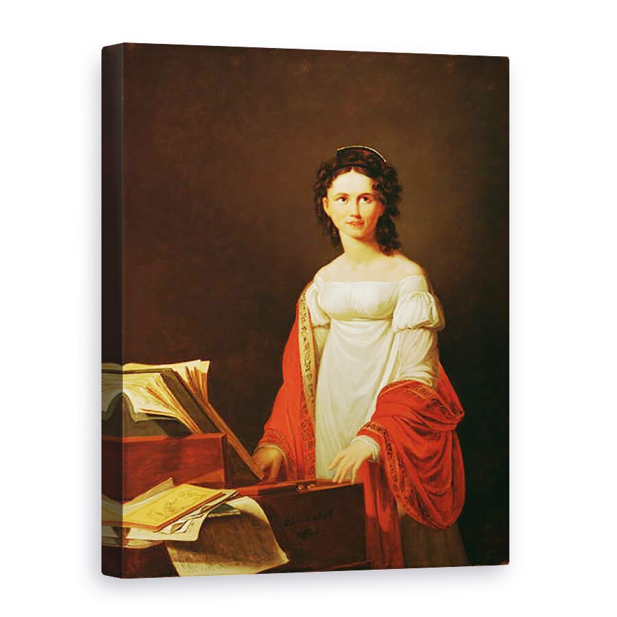 Tablou canvas - Nicolas de Courteille - Portretul cantaretei Anna Borunova, 75 x 100 cm