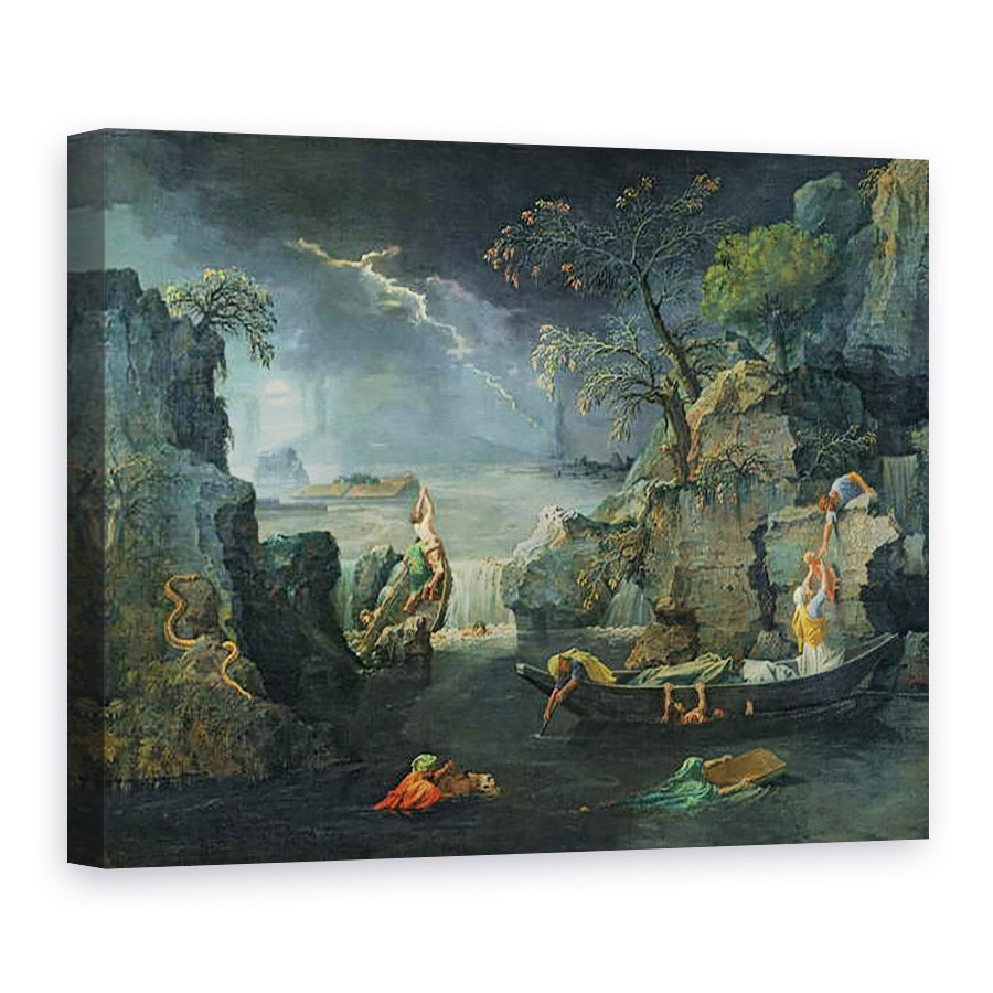 Tablou canvas - Nicolas Poussin - Iarna, sau Potopul, 60 x 80 cm
