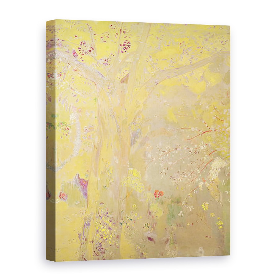 Tablou canvas - Odilon Redon - Arbore galben panou decorativ pentru resedinta Domecy, 60 x 80 cm