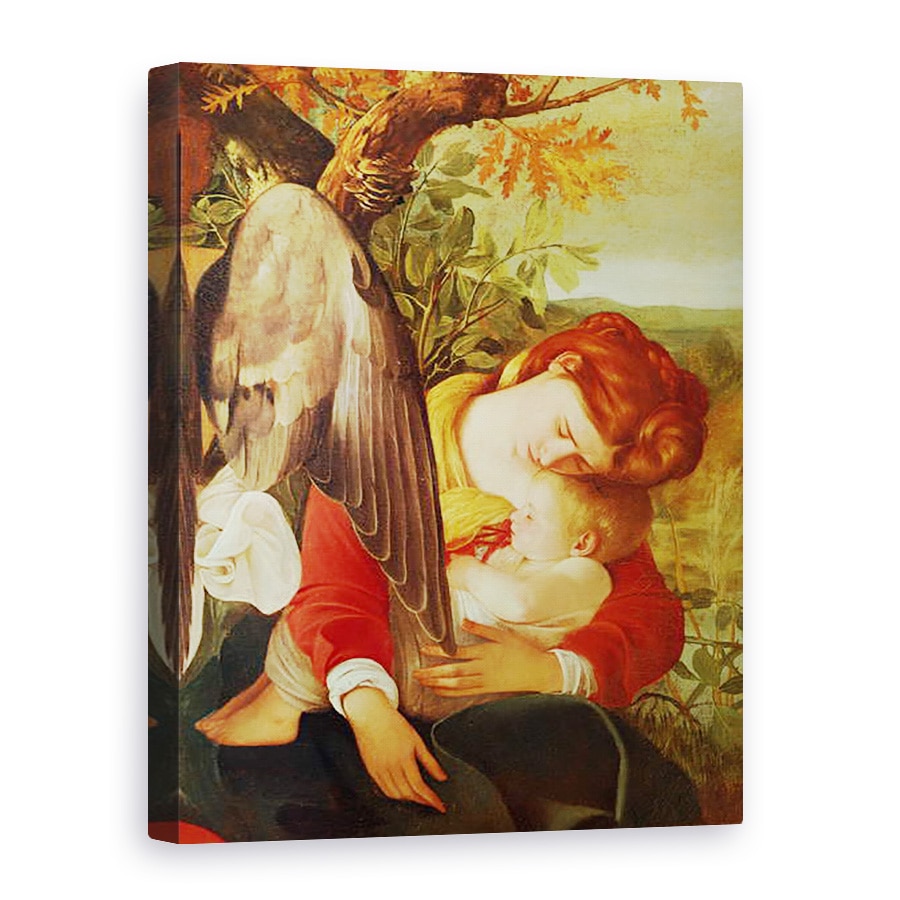 Tablou canvas - Michelangelo Merisi da Caravaggio - Odihneste-te in zborul spre Egipt, 50 x 70 cm