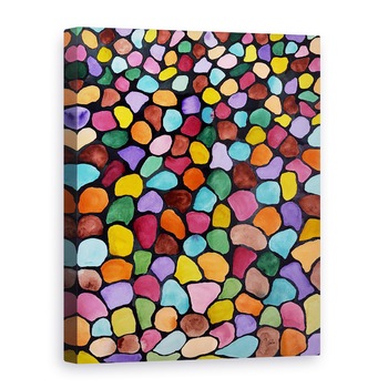 Tablou canvas - Neela Pushparaj - Kwanza, 75 x 100 cm Tablou canvas - Neela Pushparaj - Kwanza, 75 x 100 cm