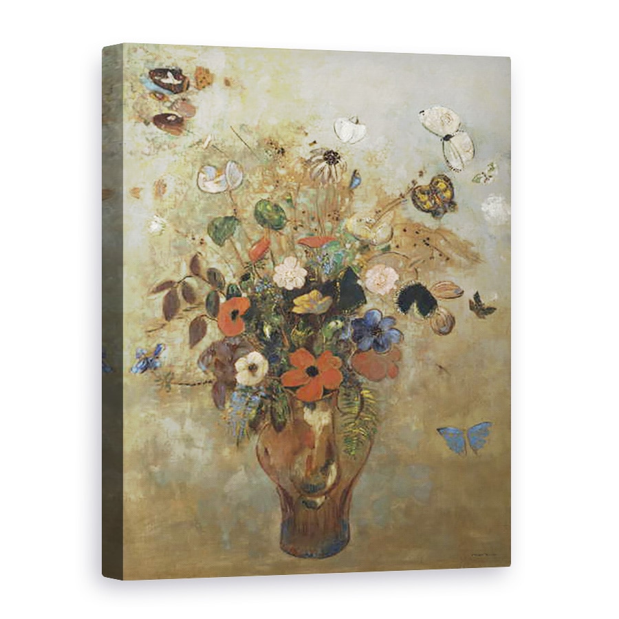 Tablou canvas - Odilon Redon - Natura moarta cu flori, 60 x 80 cm