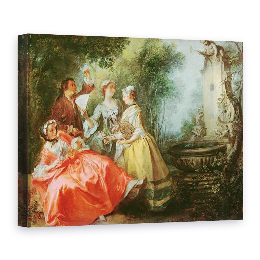 Tablou canvas - Nicolas Lancret - Cele patru timpuri ale zilei, La amiaza, 60 x 80 cm