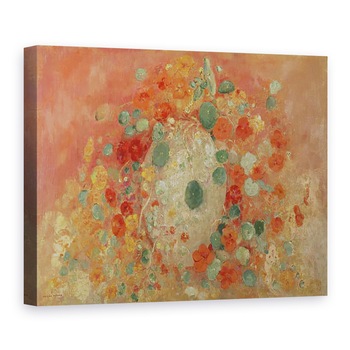 Tablou canvas - Odilon Redon - Nasturtiums, 60 x 80 cm Tablou canvas - Odilon Redon - Nasturtiums, 60 x 80 cm