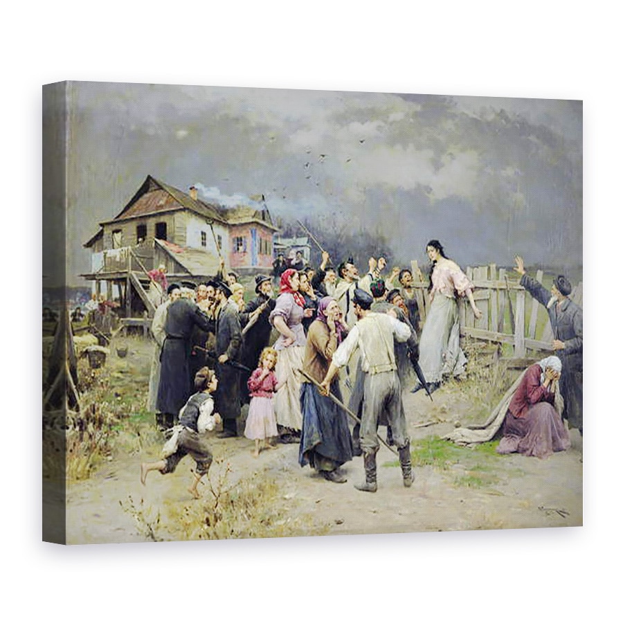 Tablou canvas - Nikolai Pimonenko - O victima a fanatismului, 60 x 80 cm