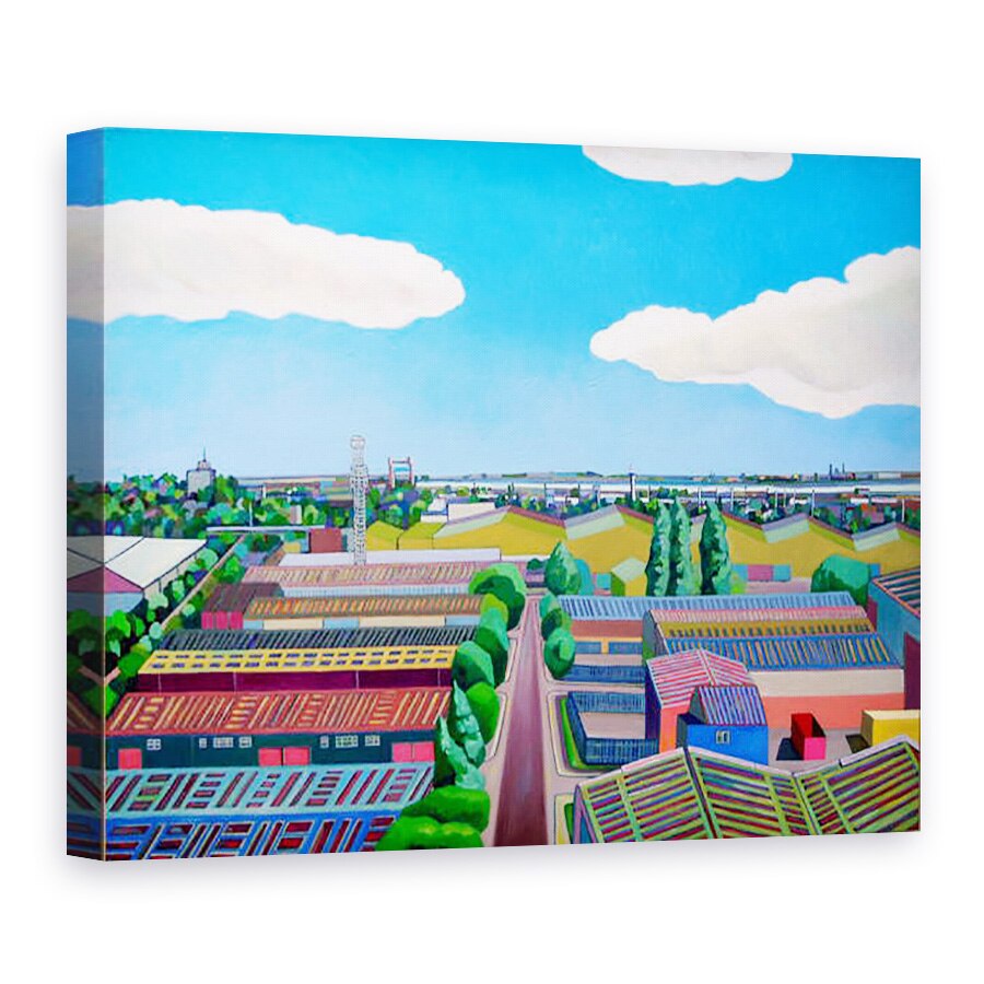 Tablou canvas - Noel Paine - Thames Gateway de vara, 60 x 80 cm