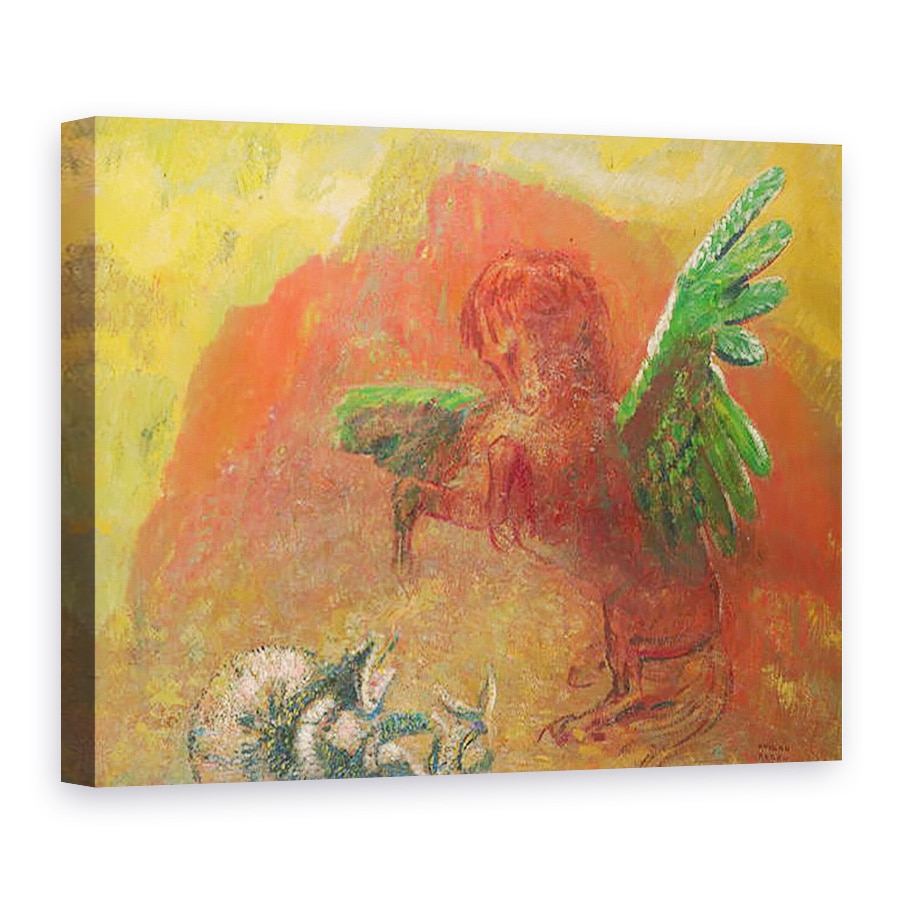 Tablou canvas - Odilon Redon - Pegasus Triumfant, 60 x 80 cm