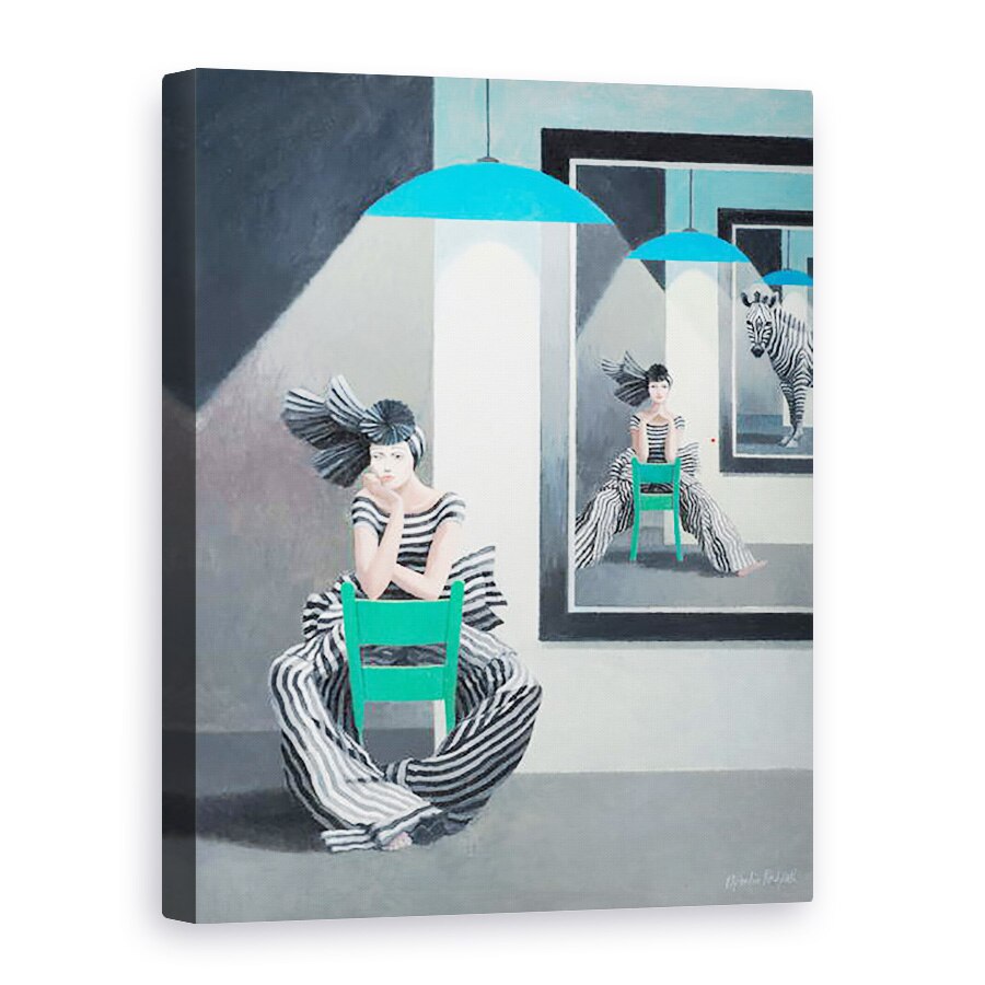 Tablou canvas - Ophelia Redpath - Little Red Dot, 60 x 80 cm