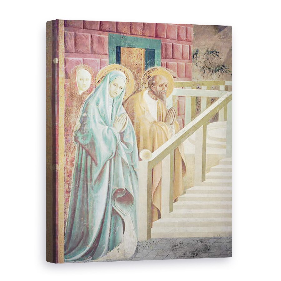 Tablou canvas - Paolo Uccello - Sfanta Ana si Ioachim la prezentarea Mariei in Templu, 60 x 80 cm
