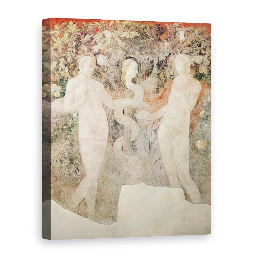 Tablou canvas - Paolo Uccello - Crearea Evei si a pacatului originar detaliu al pacatului originar, 60 x 80 cm