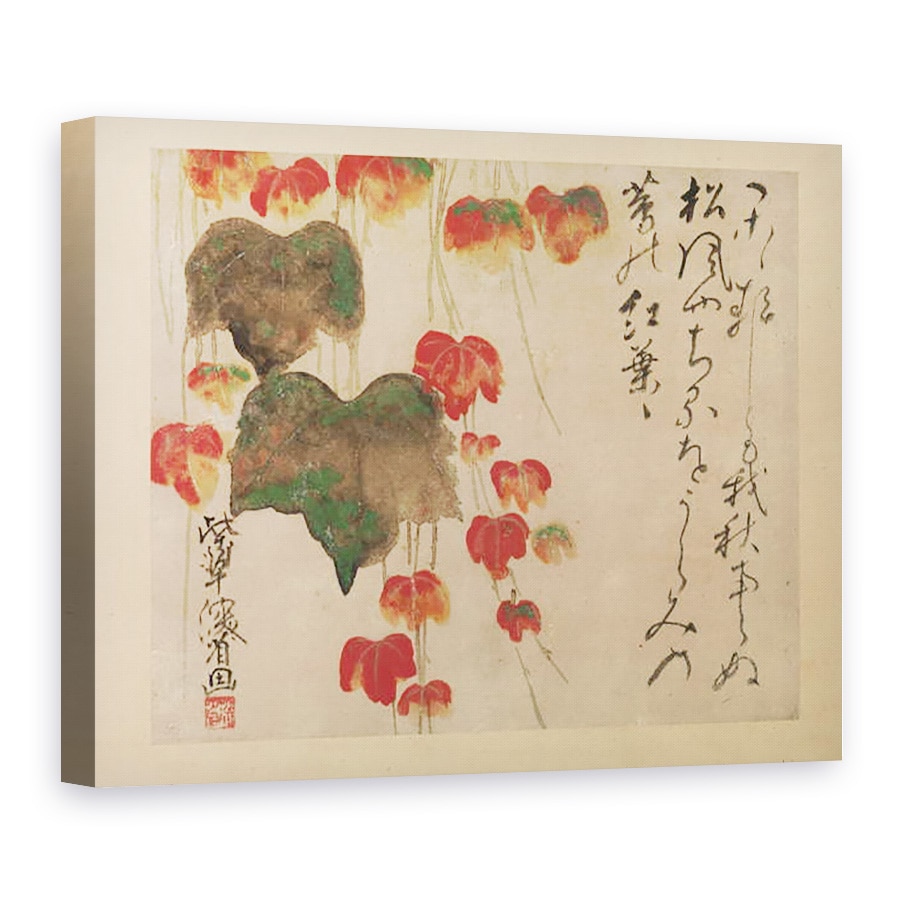 Tablou canvas - Ogata Kenzan - Iedera de toamna, 75 x 100 cm