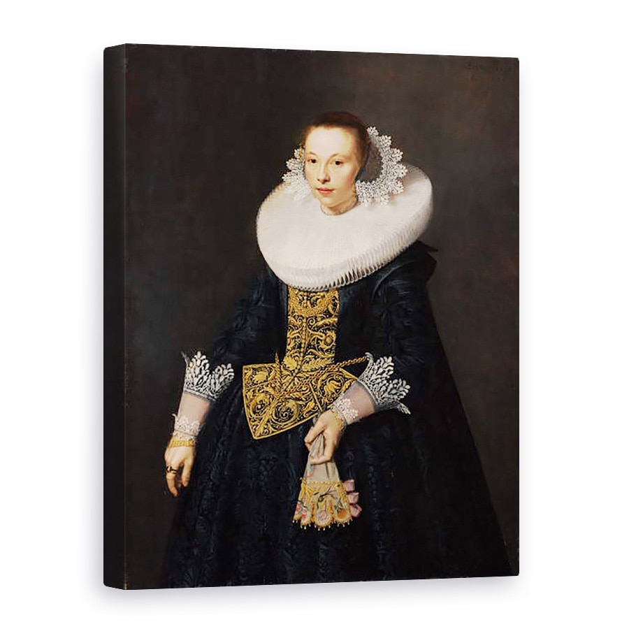 Tablou canvas - Nicolaes Eliasz - Portretul unei tinere Femei, 75 x 100 cm