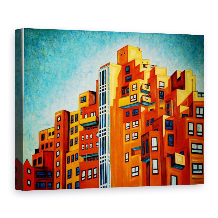 Tablou canvas - Noel Paine - Wharf de liber schimb, 75 x 100 cm