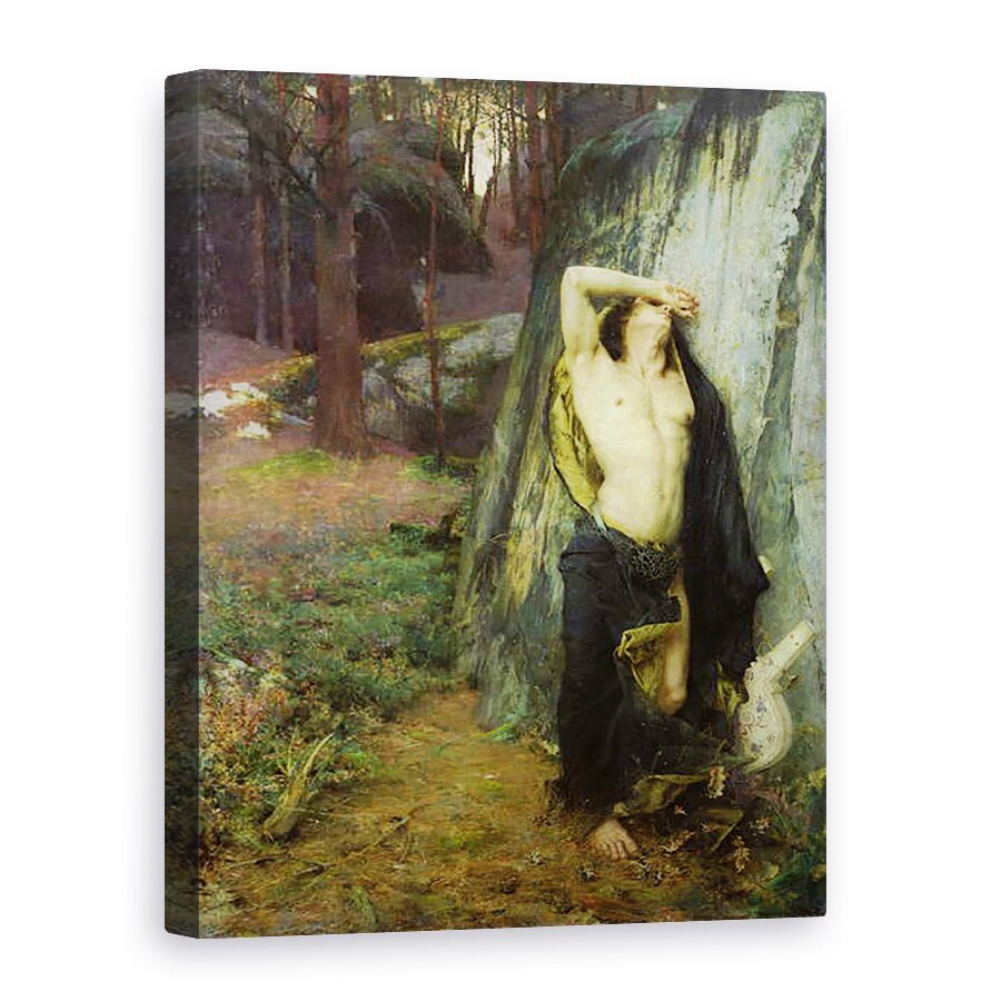 Tablou canvas - Pascal Adolphe Jean Dagnan-Bouveret - Moartea lui Orfeu, 75 x 100 cm