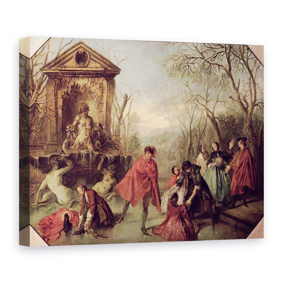Tablou canvas - Nicolas Lancret - Iarna, 60 x 80 cm