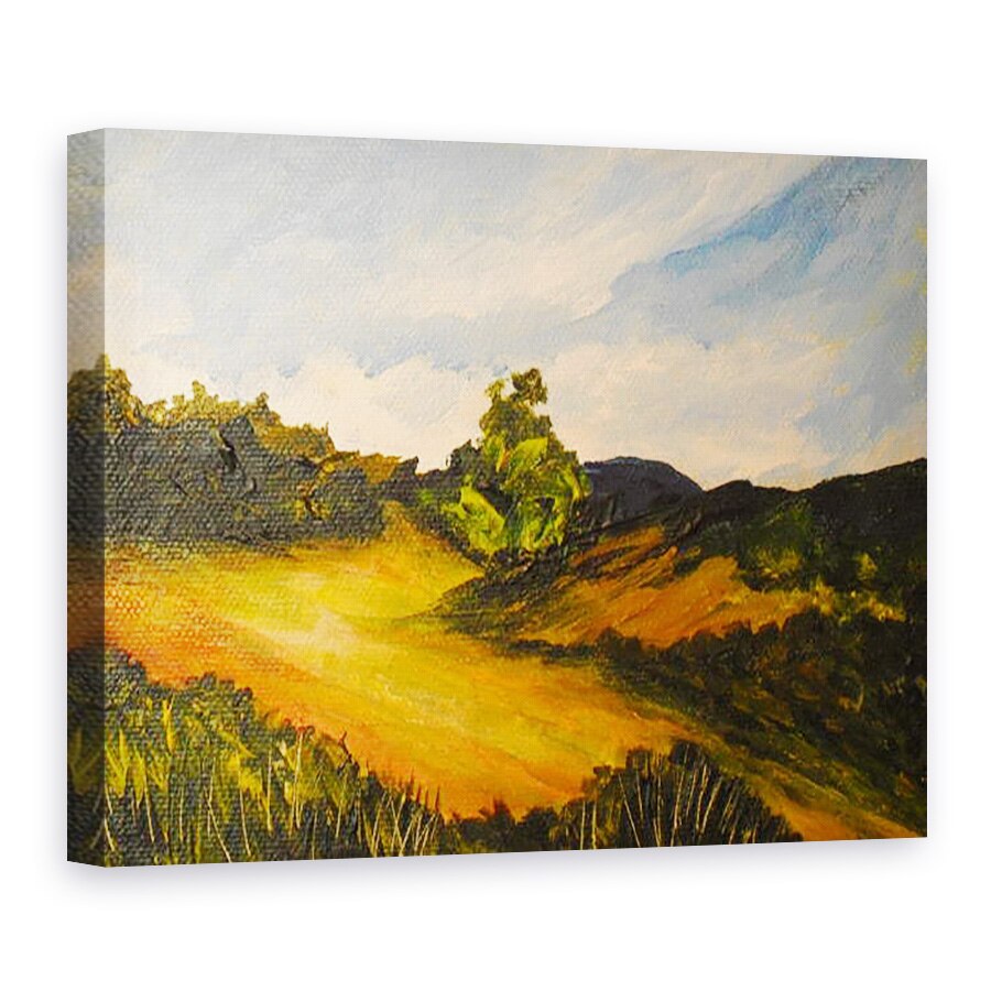 Tablou canvas - Patricia Brintle - La route de Thiot, 75 x 100 cm