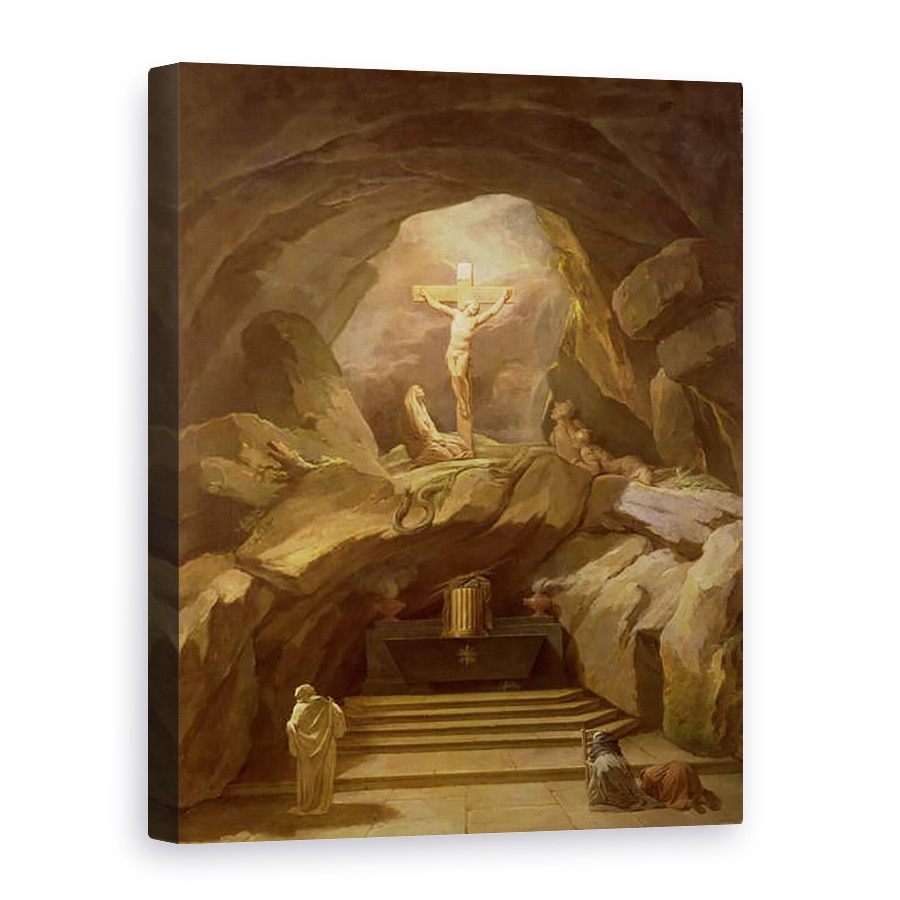 Tablou canvas - Nicolas-Bernard Lepicie - Studiu pentru Chapelle du Calvaire in Eglise de Saint-Roch, 60 x 80 cm