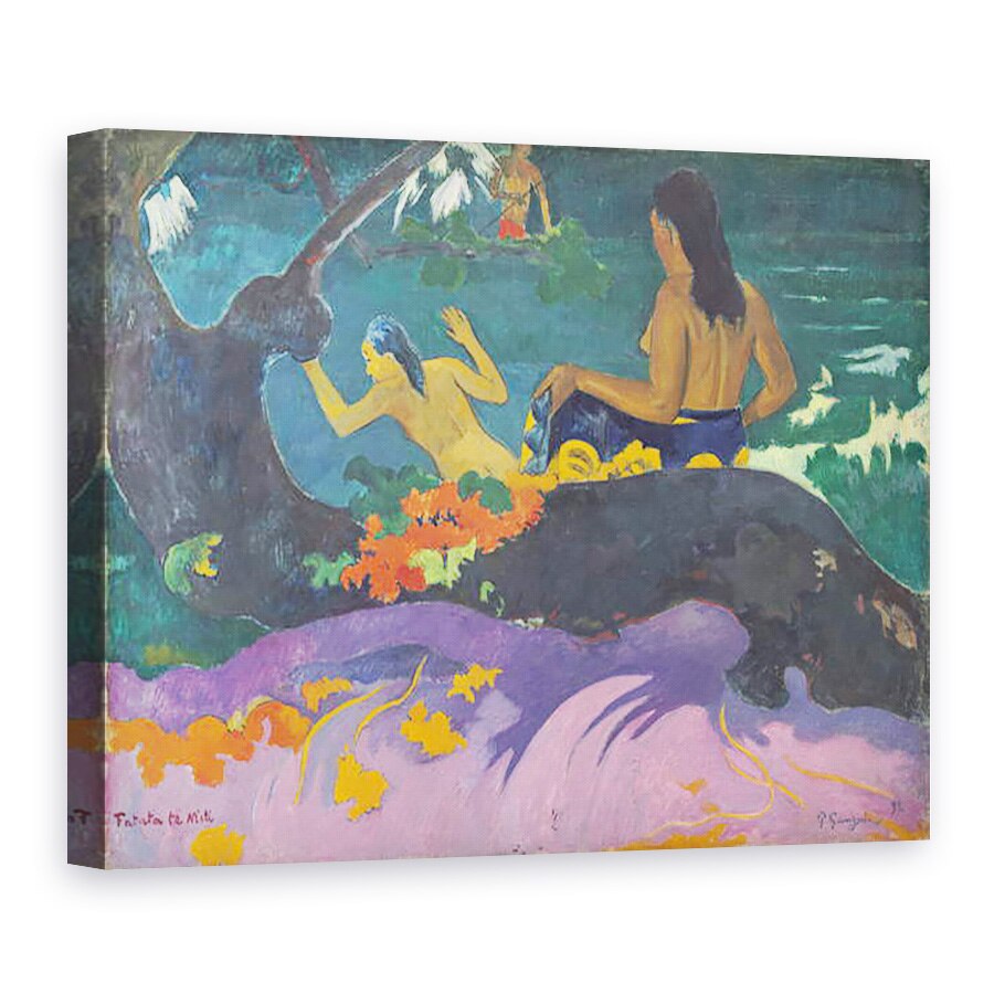 Tablou canvas - Paul Gauguin - Fatata te Mimi La Mare 1892, 60 x 80 cm