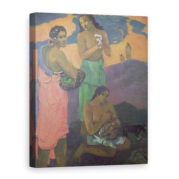 Tablou canvas - Paul Gauguin - Maternitate, sau trei femei pe malul marii, 75 x 100 cm Tablou canvas - Paul Gauguin - Maternitate, sau trei femei pe malul marii, 75 x 100 cm