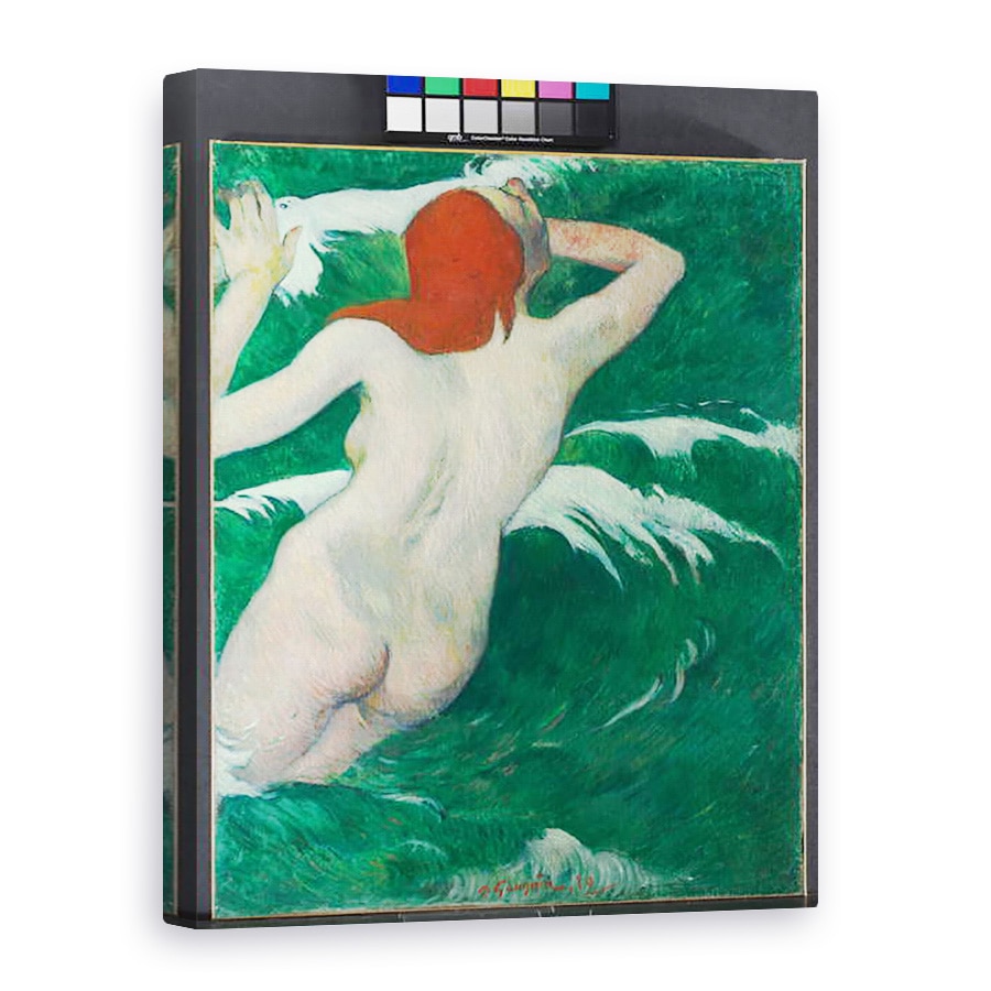 Tablou canvas - Paul Gauguin - in valuri, 60 x 80 cm