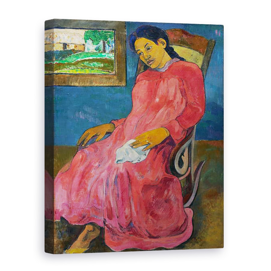 Tablou canvas - Paul Gauguin - Faaturuma Melancholic, 75 x 100 cm