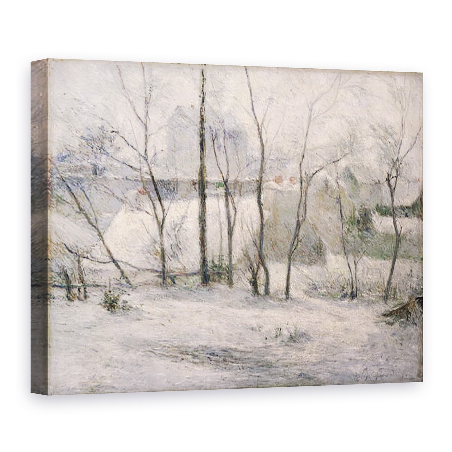 Tablou canvas - Paul Gauguin - Peisaj iarna, 60 x 80 cm
