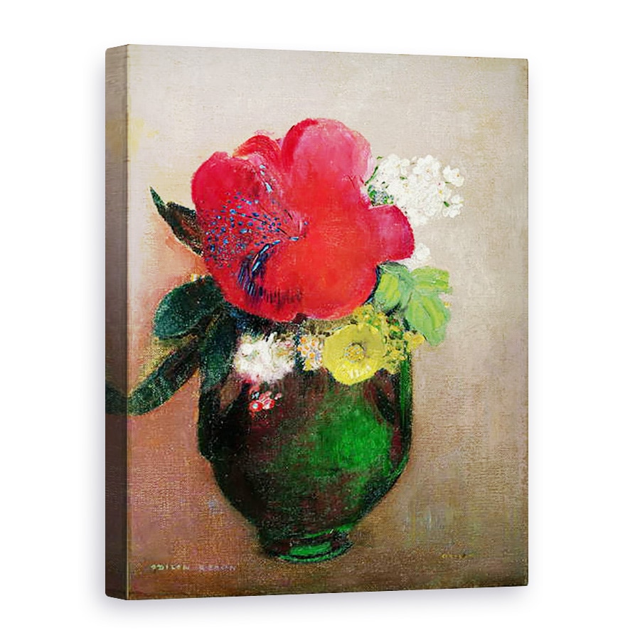 Tablou canvas - Odilon Redon - Poppy Rosu, 60 x 80 cm