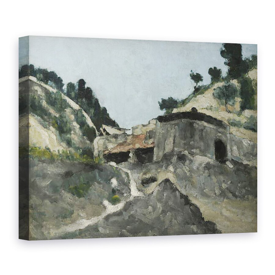 Tablou canvas - Paul Cezanne - Peisaj cu moara de apa, 75 x 100 cm