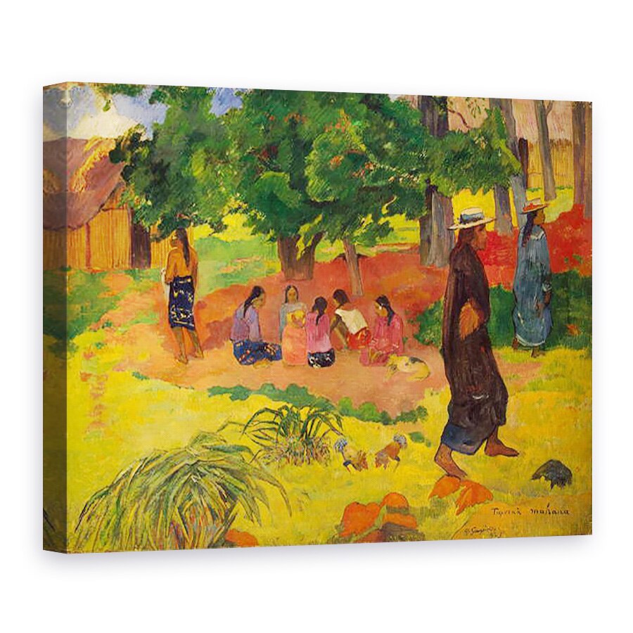Tablou canvas - Paul Gauguin - Taperaa Mahana, 60 x 80 cm