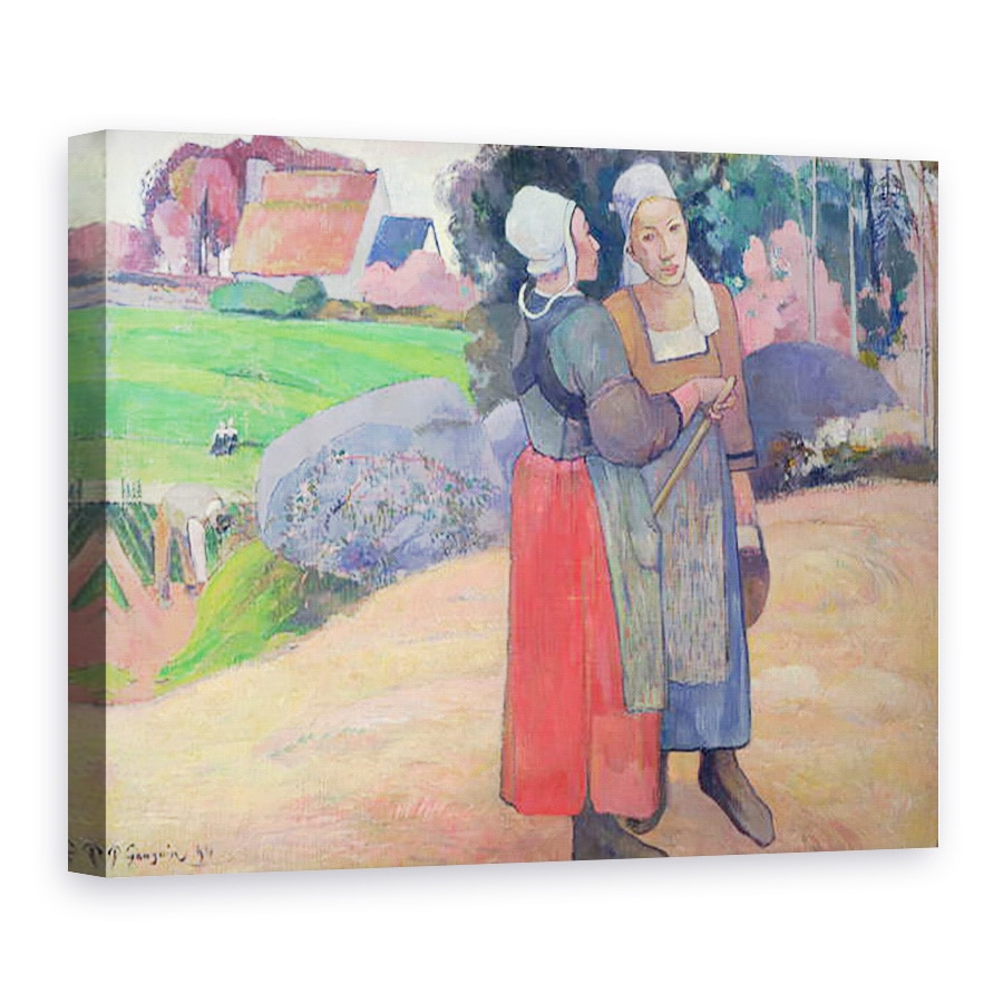Tablou canvas - Paul Gauguin - tarani bretoni, 60 x 80 cm