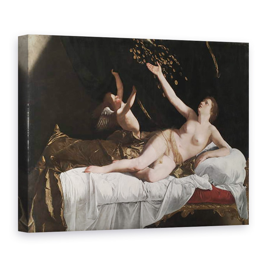 Tablou canvas - Orazio Gentileschi - Danae, 75 x 100 cm