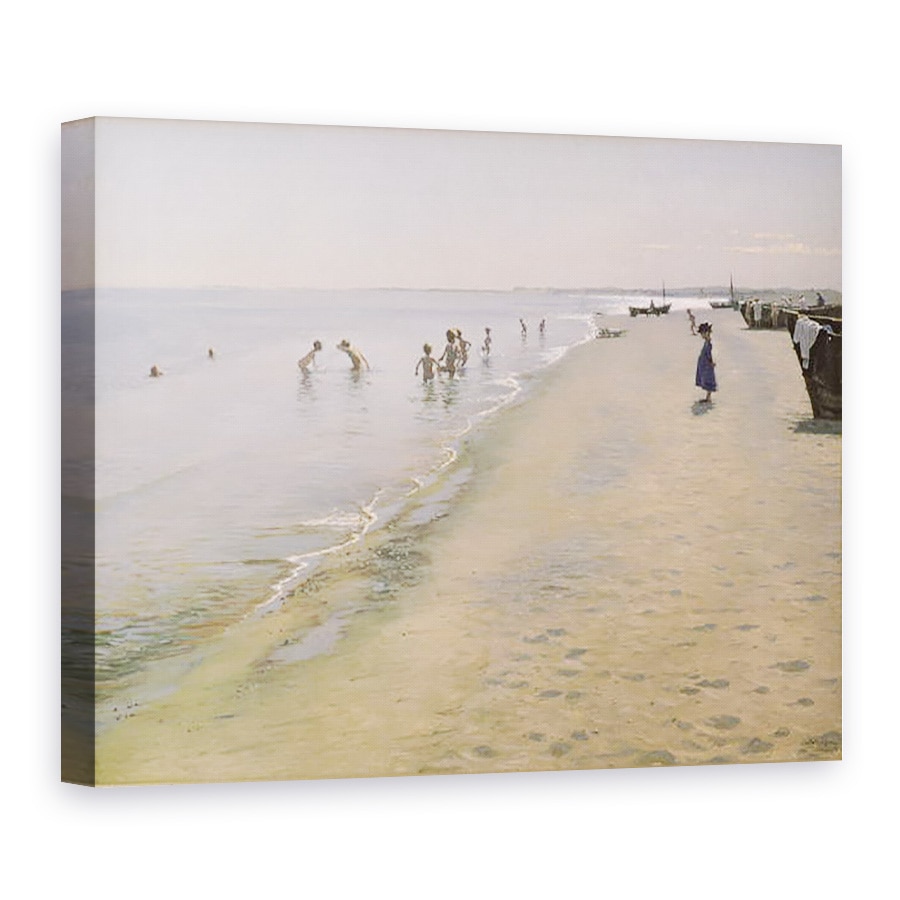 Tablou canvas - Peder Severin Kroyer - Ziua de vara la plaja de sud din Skagen, 60 x 80 cm