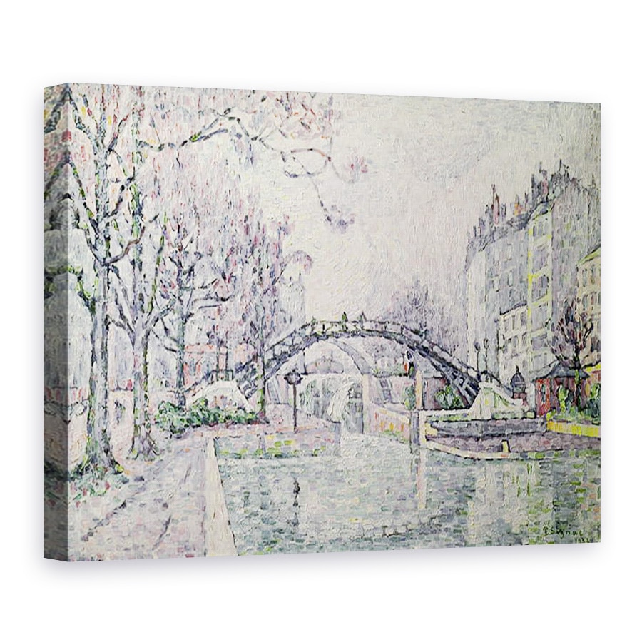 Tablou canvas - Paul Signac - Canalul Saint-Martin, 60 x 80 cm