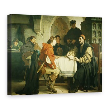 Tablou canvas - Paul Thumann - Luther la Schwarzen Baeren in Jena, 60 x 80 cm Tablou canvas - Paul Thumann - Luther la Schwarzen Baeren in Jena, 60 x 80 cm