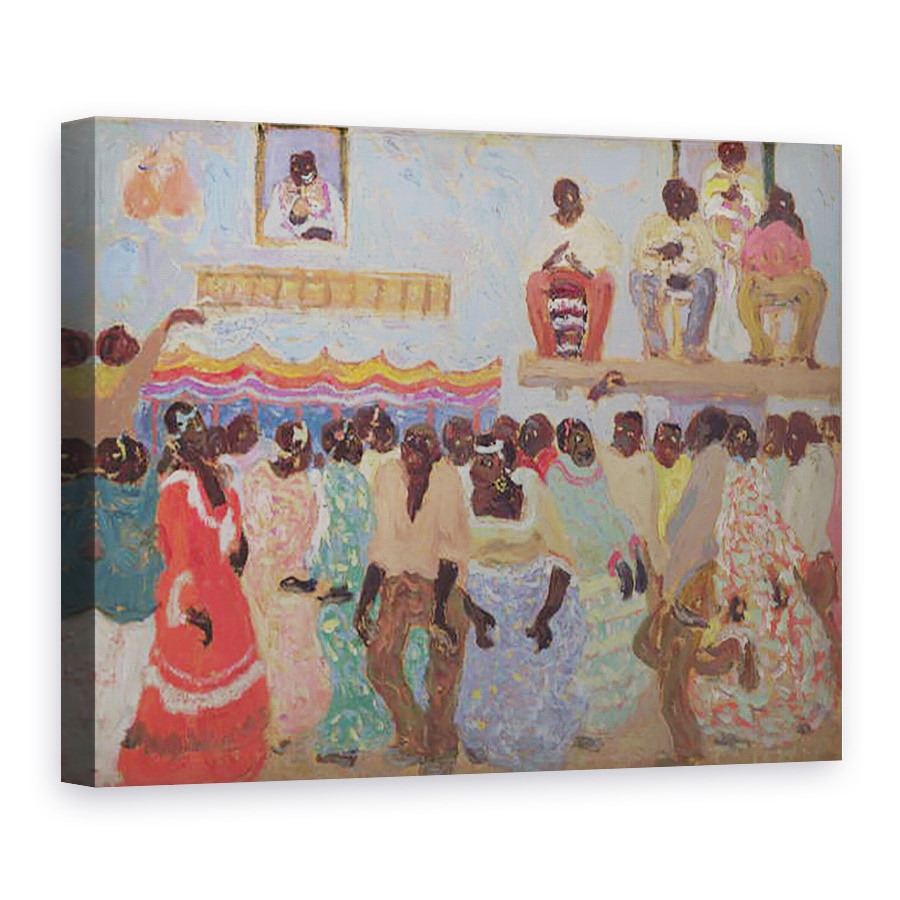 Tablou canvas - Pedro Figari - Dansul negrilor, 60 x 80 cm