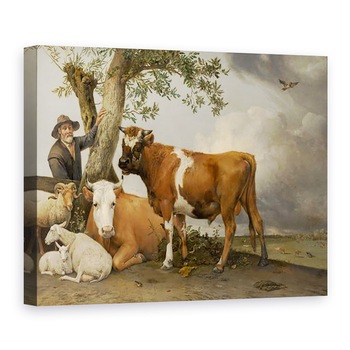Tablou canvas - Paulus Potter - Taurul, 60 x 80 cm Tablou canvas - Paulus Potter - Taurul, 60 x 80 cm
