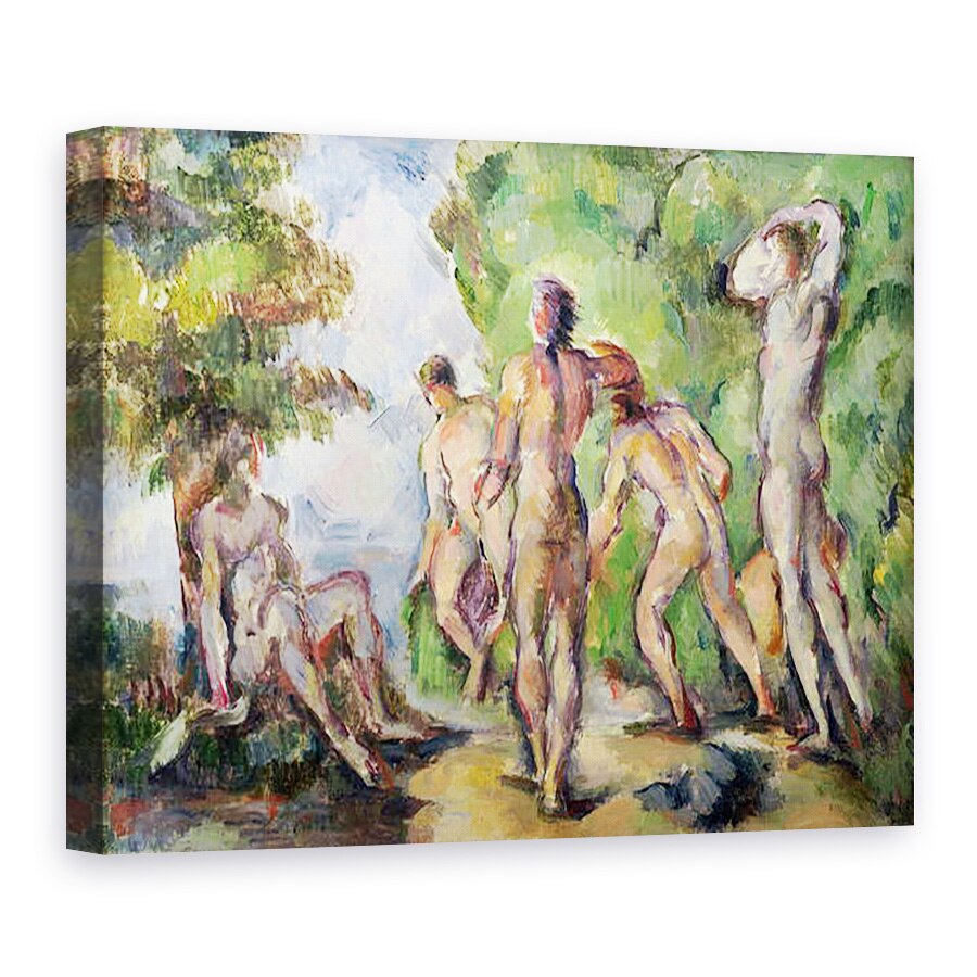 Tablou canvas - Paul Cezanne - Saldatori, 75 x 100 cm