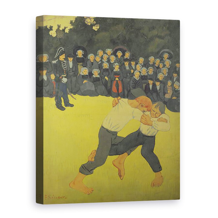 Tablou canvas - Paul Serusier - Bretone Wrestling, 60 x 80 cm