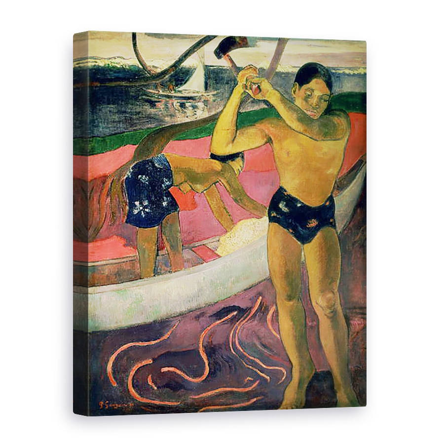 Tablou canvas - Paul Gauguin - Omul cu un topor, 60 x 80 cm