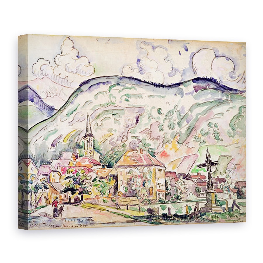 Tablou canvas - Paul Signac - Saint-Julien-Beauchêne, 60 x 80 cm